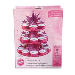 NIB Wilton Princess Cupcake Stand Kit